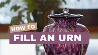 How to Fill An Urn  by Stardust Memorials [upl. by Masry]