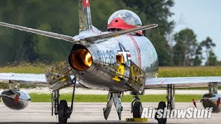 F86 Sabre Aerobatics  No Music  Airshow London 2018 [upl. by Yusem346]