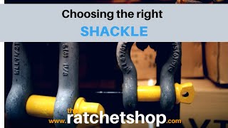 Choosing the right shackle [upl. by Polito]