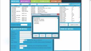 EXCEL Application de gestion de stock pour Excel [upl. by Hanser]