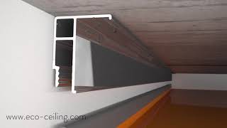 Stretch Ceiling Installation and Benefits  ECO CEILING [upl. by Narag840]