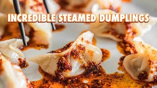 How To Make Steamed Dumplings Completely From Scratch [upl. by Aticnemrac]