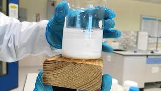 demonstration of exothermic and endothermic reactions [upl. by Cleave]