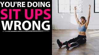 How To Do A Sit Up Properly  3 Tips To Help [upl. by Airpac]