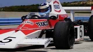 Mika Häkkinen tackles Laguna Seca F1™ onboard [upl. by Alidis]