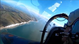 Steves Spitfire Flight from Biggin Hill to Beachy Head Sussex England HD [upl. by Roane]