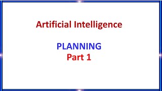 Artificial Intelligence Components of Planning Greens Approach STRIPS Approach Planning 1 [upl. by Cazzie]