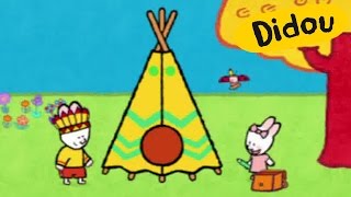 Tipi  Didou dessinemoi un tipi  Dessins animés pour les enfants  plus 🎨 ici ⬇⬇⬇ [upl. by Recnal]