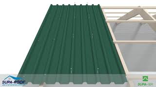 How to install SupaIBR roof covering [upl. by Lednor882]