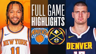 KNICKS at NUGGETS  FULL GAME HIGHLIGHTS  March 21 2024 [upl. by Ispep]