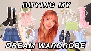 buying my DREAM WARDROBE  SUPER CUTE clothing haul [upl. by Kippy718]