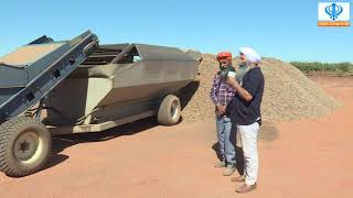 Sikh Channel Australia Almond Farm in Griffith [upl. by Haughay]