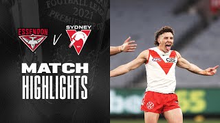 Essendon v Sydney Swans Highlights  Round 20 2021  AFL [upl. by Ahsyia532]