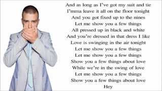 Justin Timberlake ft JayZ  Suit amp Tie Lyrics Video [upl. by Kikelia]