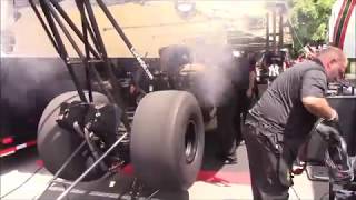 NHRA Top Fuel And Funny Car Warmups Throttle Whacks [upl. by Naleag771]