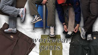 Must Have Workwear Pants Carhartt Carpenter Dickies 874 Wrangler Cargo [upl. by Najtsirk]