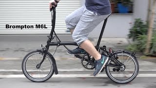 Brompton M6L Black Edition Folding Bike Review [upl. by Oliy14]