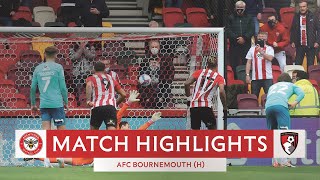 Match Highlights Brentford 3 AFC Bournemouth 1 32 on aggregate [upl. by Brill132]