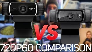 Logitech C920 vs C922 Webcam Comparison 720p 60 FPS  60FPS Detection Test [upl. by Omoj747]