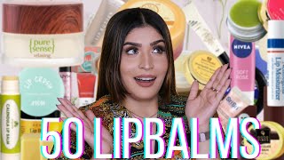 I Tried 50 Lip Balms So That You Dont Have To  Mini Reviews  Shreya Jain [upl. by Viviyan404]