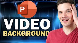 How to add PowerPoint Presentation Video Background [upl. by Amat108]