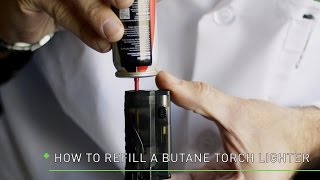 How to Fill a Butane Torch Lighter [upl. by Nodababus]