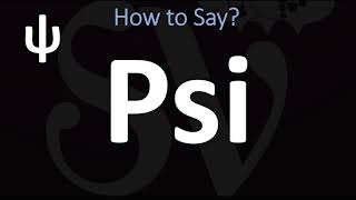 How to Pronounce Psi CORRECTLY  ψ Greek Alphabet Pronunciation [upl. by Aiouqahs]