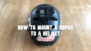 How To Mount A GoPro To Your Helmet  GoPro Helmet Mount [upl. by Donoghue]