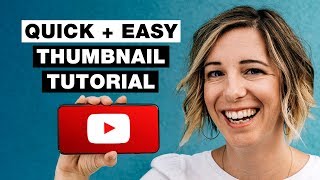 How To Make YouTube Thumbnails On Your Phone With FREE App [upl. by Schulz]