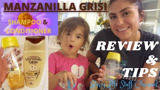 Manzanilla GRISI Shampoo amp Conditioner REVIEWTIPS Niños Rubios [upl. by Adnirod350]