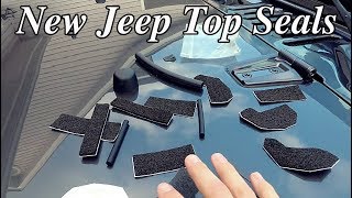 HOW to repair a Leaky Jeep Wrangler Top Jeep JK [upl. by Datha]