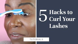 5 HACKS TO CURL YOUR EYELASHES [upl. by Jelene]