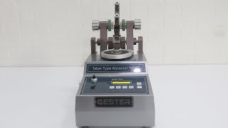 Taber Abrasion Resistance Tester GTC14A [upl. by Eldin]