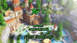 Top 5 Minecraft Lobbys  FREE Download 2 [upl. by Aral]