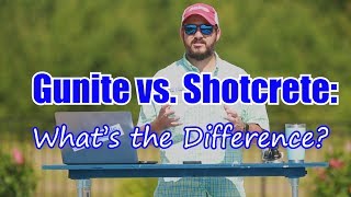 Gunite vs Shotcrete Whats the Difference [upl. by Ardnoet]