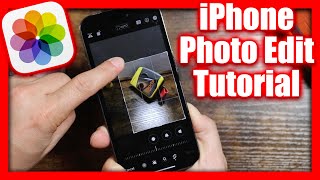 How To Edit Photos On The iPhone 14 Pro  iPhone Photos Tutorial [upl. by Aletha260]