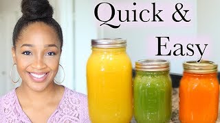 Simple Juice Recipes for Beginners  Juicing 101  JUICING WITH DREA  Entrepreneur Life [upl. by Neyuh381]