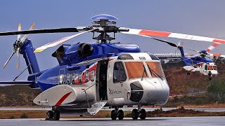 Bristow Sikorsky S92 operations  Stord airport november 2020 [upl. by Bradski]