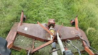 Cutting grass with the Caroni finishing mower [upl. by Borries995]