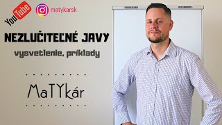 NEZLUČITEĽNÉ JAVY  vysvetlenie príklady [upl. by Nilhsa]