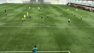 Learn how to play the pressing game  Soccer training drill  Nike Academy [upl. by Ariait]