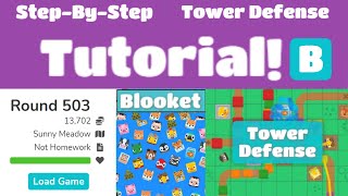 Blooket Tower Defense StepByStep To Rounds 100 [upl. by Hartnett]