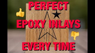 Getting perfect epoxy inlays in wood with a CNC [upl. by Olim]