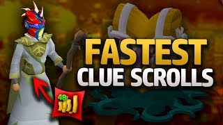 Fastest Ways to get Clue Scrolls OSRS [upl. by Nomal857]