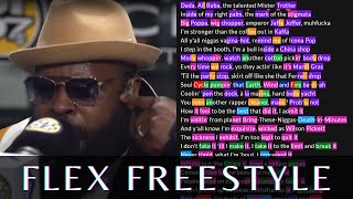 Black Thought  Flex Freestyle  Lyrics Rhymes Highlighted [upl. by Rasia]