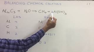 Balancing Chemical Equations in Hindi [upl. by Leirda]