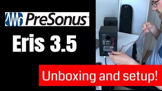 Presonus Eris E35 unboxing installation and test [upl. by Stormy94]