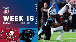 Buccaneers vs Panthers Week 16 Highlights  NFL 2021 [upl. by Nyliac]