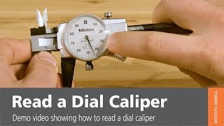 How To Read A Mitutoyo Dial Caliper [upl. by Vassar]