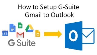 How to Setup G Suite Gmail on Outlook [upl. by Atnuahs]